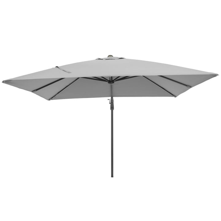 Glow Challenger T2 3m Square Luna Grey Free Arm Parasol