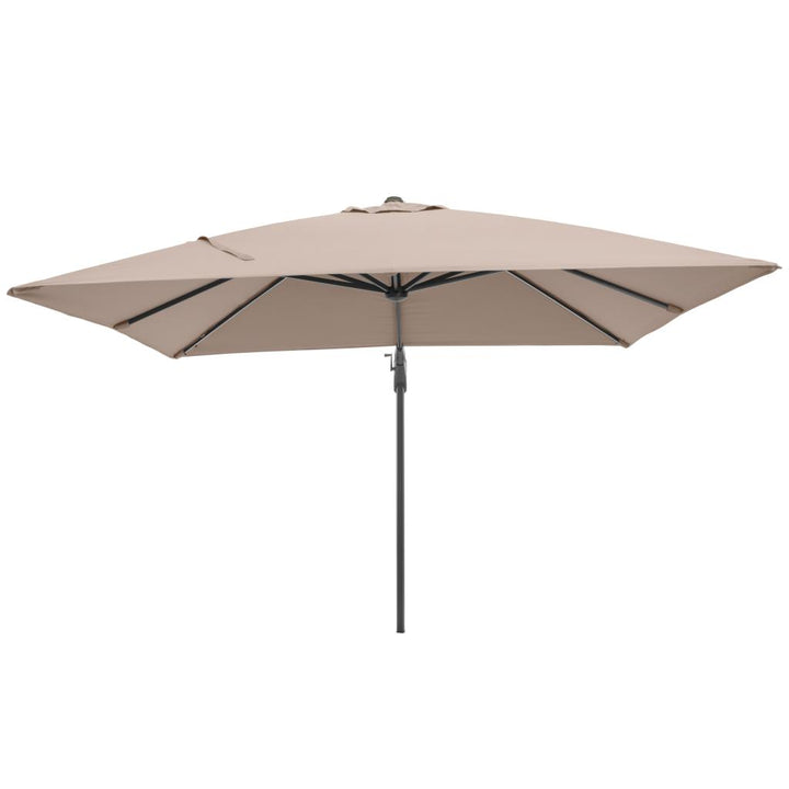 Glow Challenger T2 3m Square Taupe Free Arm Parasol