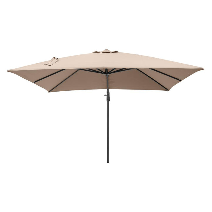 Challenger T2 3m Square Taupe Free Arm Parasol