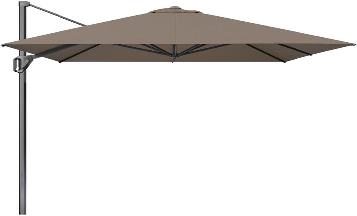 Challenger Telescopic T1 3.5m Square Havana Taupe Parasol