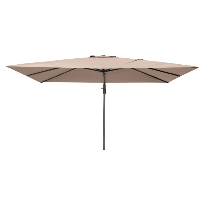 Challenger T2 3.5 x 2.6m Rectangular Taupe Free Arm Parasol