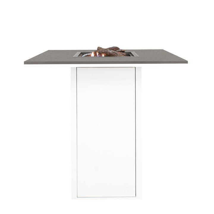 Cosiloft 100 White And Grey Fire Pit Bar Table