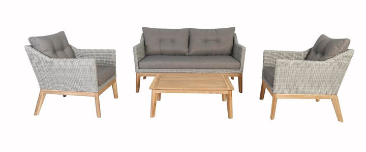 Larissa Light Kubu Grey Outdoor Seating Set