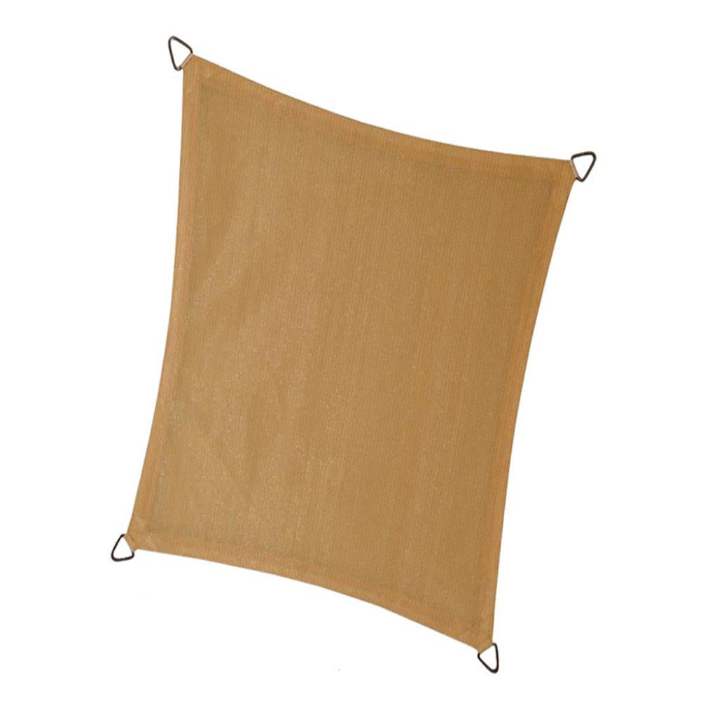 3m x 4m Rectangular Shade Sail Sand