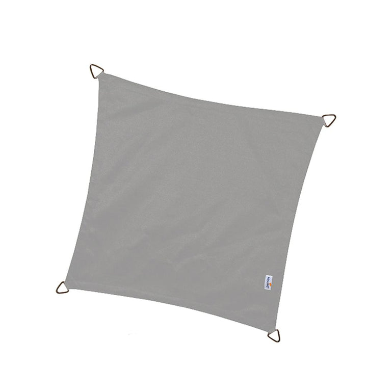 4m Square Waterproof Shade Sail Grey