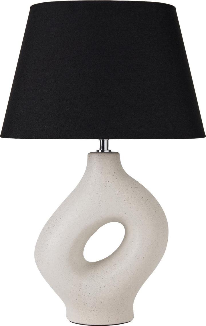 Ulla Monochrome Organic Ceramic Table Lamp