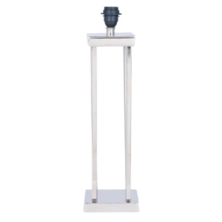 Langston Nickel Metal Column Table Lamp Base