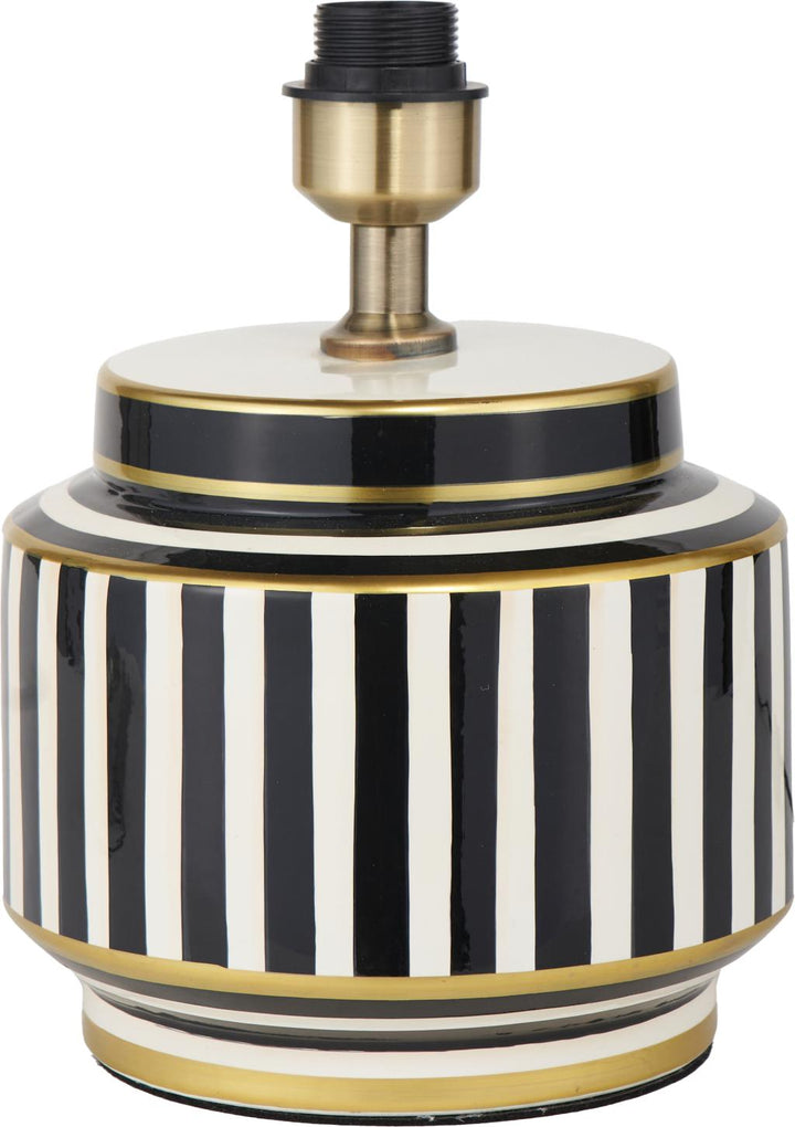 Mono Humbug Black and White Small Table Lamp Base