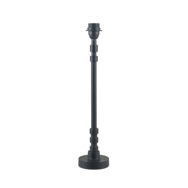 Rhode Matt Black Stick Metal Table Lamp Base