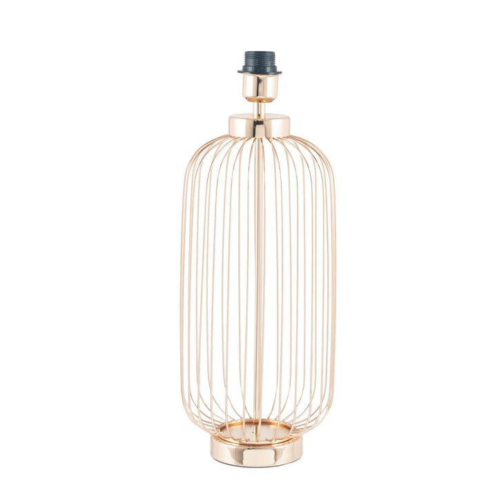 Dania French Gold Metal Wire Tall Table Lamp Base