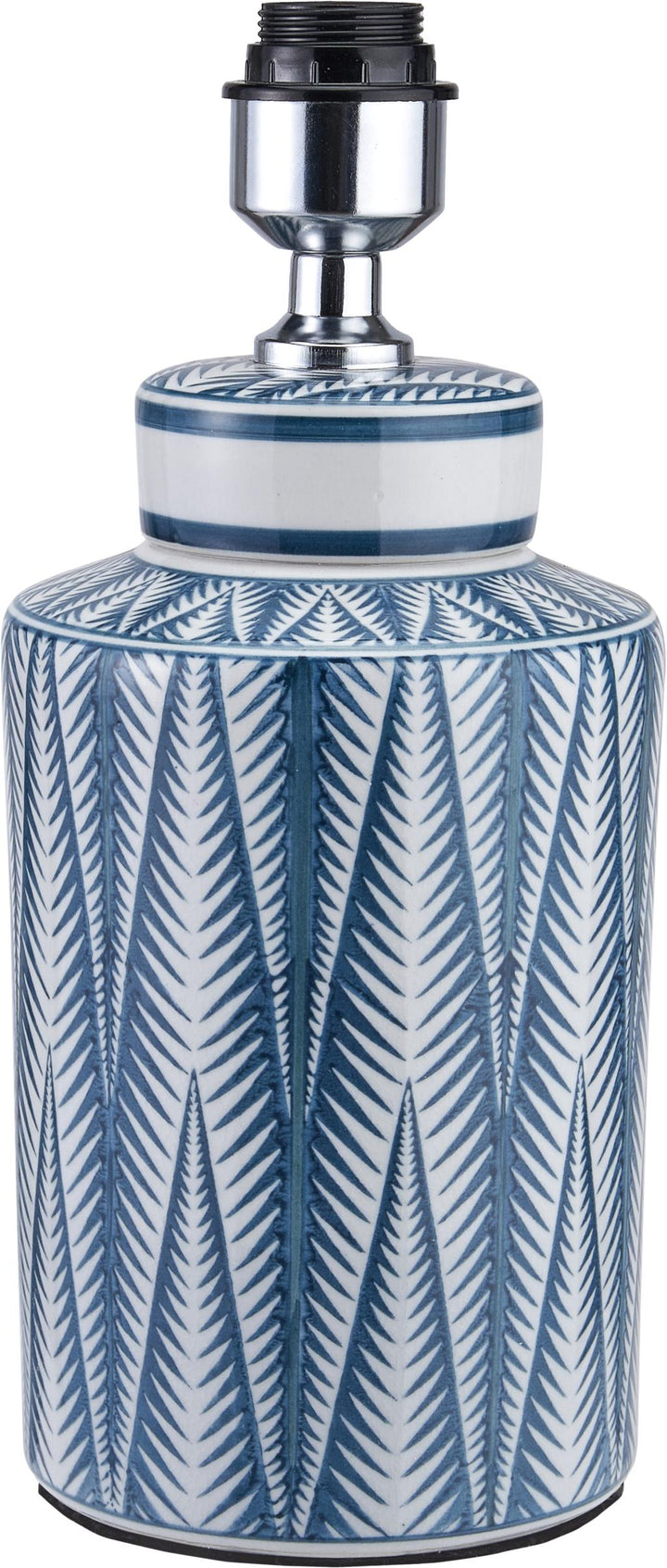 Samara Blue and White Aztec Pattern Ceramic Table Lamp Base