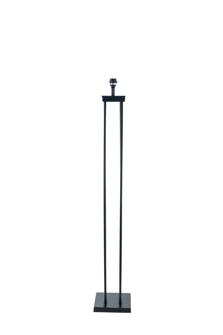 Langston Matt Black Metal Column Floor Lamp Base