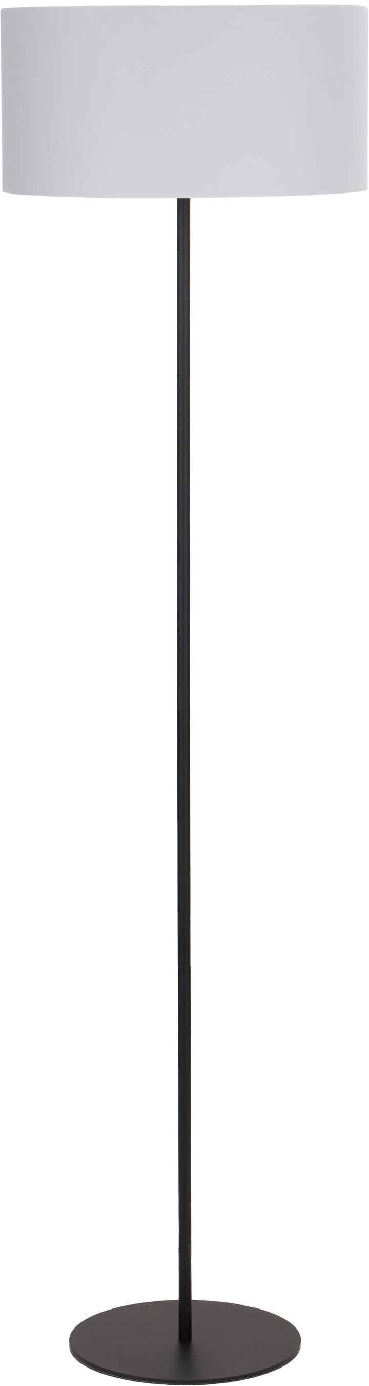 Elin Matt Black and Ivory Floor Lamp