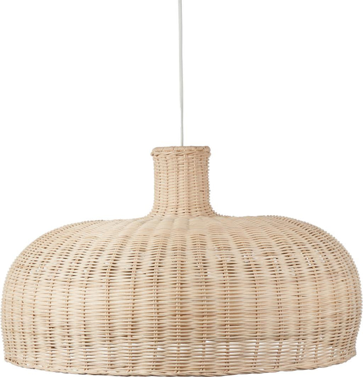 Caswell Natural Rattan Dome Pendant