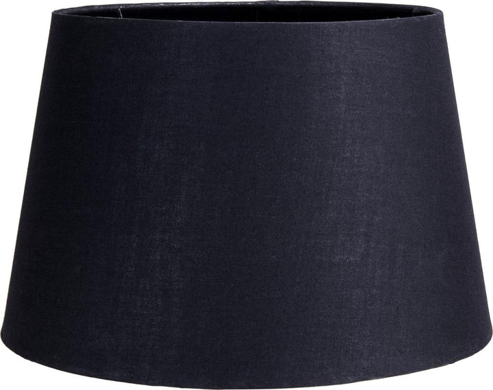 Adelaide 25cm Black Tapered Poly Cotton Shade