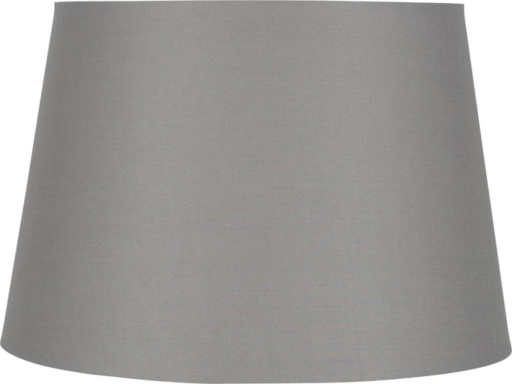 Adelaide 25cm Steel Grey Tapered Poly Cotton Shade