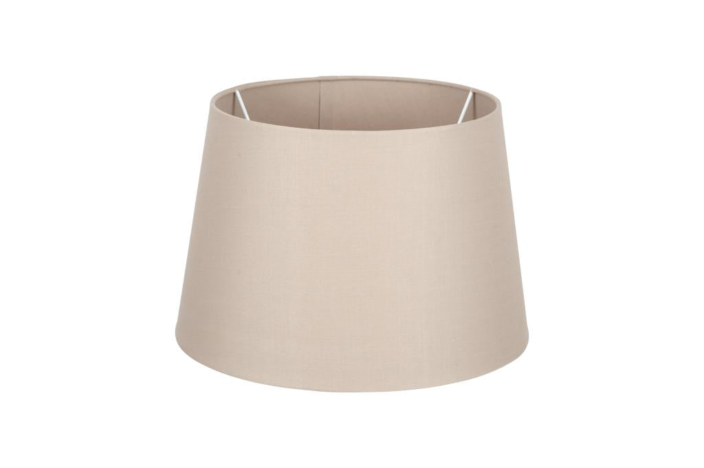 Adelaide 25cm Taupe Tapered Poly Cotton Shade