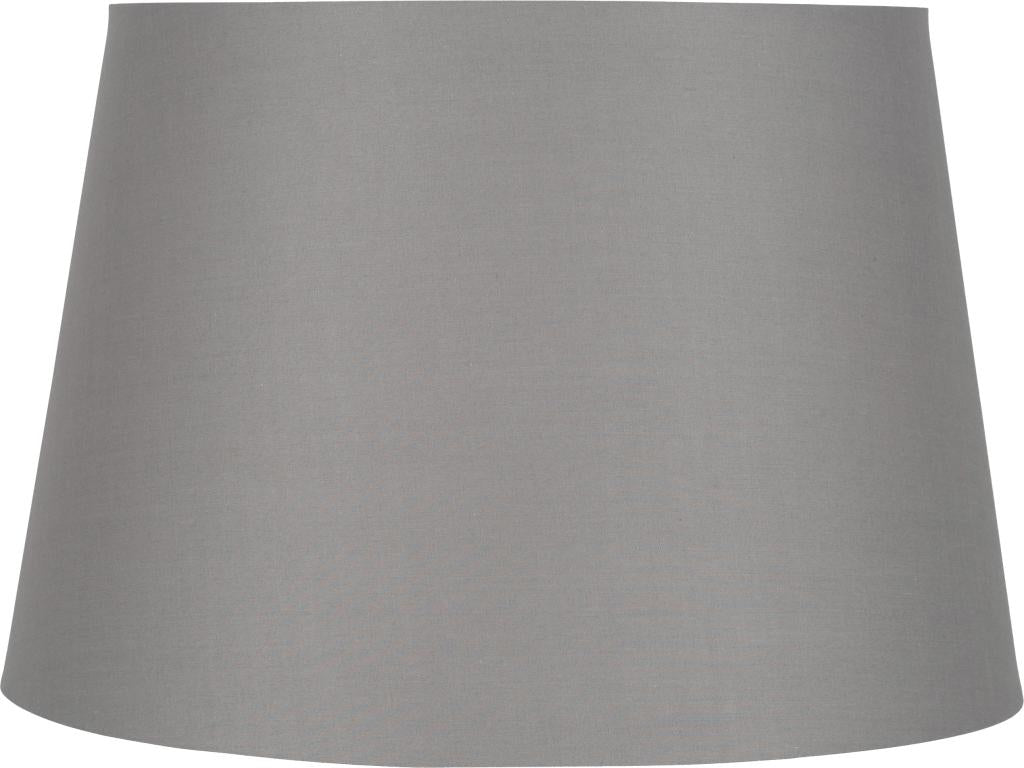 Adelaide 40cm Steel Grey Tapered Poly Cotton Shade