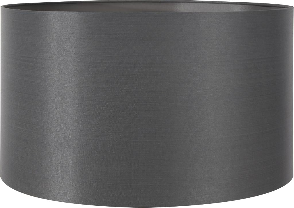 Zara 35cm Steel Grey Silk Lined Cylinder Shade