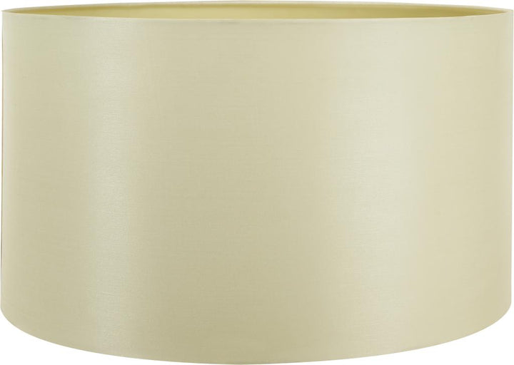 Zara 40cm Almond Silk Cylinder Drum Shade