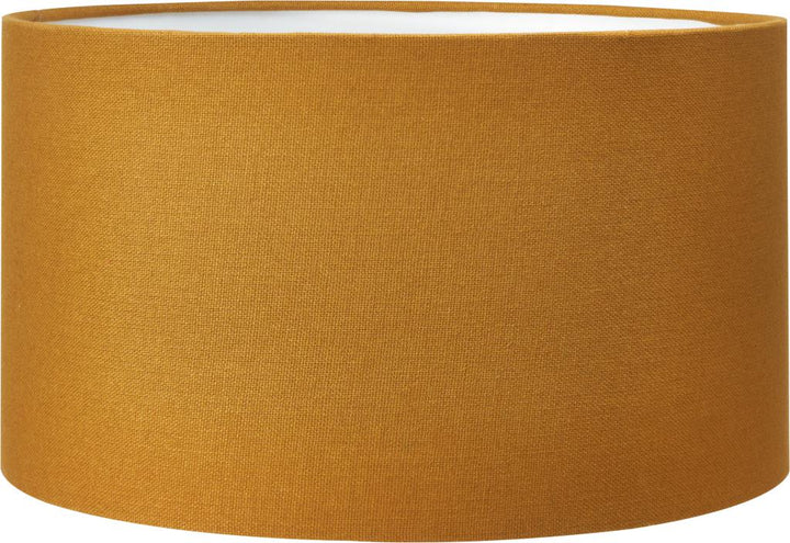 Henry 40cm Mustard Handloom Cylinder Shade