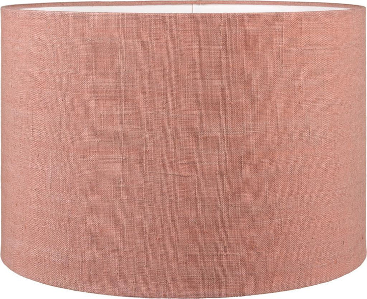 Edward 30cm Apricot Linen Cylinder Shade