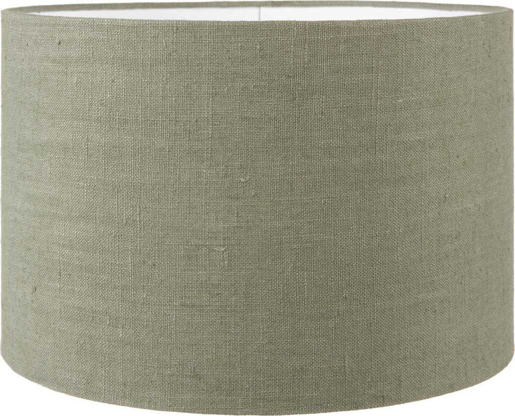 Edward 40cm Pistachio Green Linen Cylinder Shade