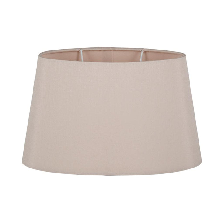 Martha 25cm Taupe Oval Ellipse Polysilk Tapered Shade