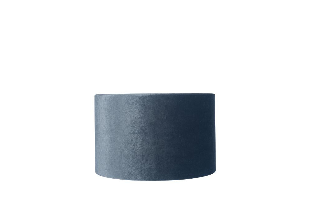 Bow 25cm Slate Velvet Cylinder Shade