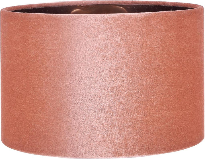 Bow 30cm Apricot Velvet Cylinder Shade