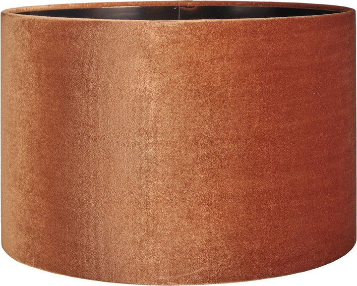 Bow 35cm Tobacco Velvet Cylinder Shade