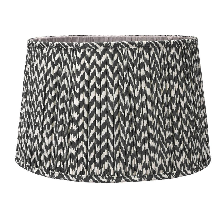 Vienna 35cm Black Chevron Mushroom Pleat Shade