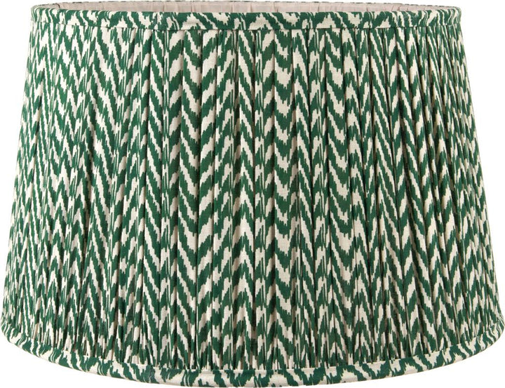 Vienna 40cm Forest Green Chevron Mushroom Pleat Shade