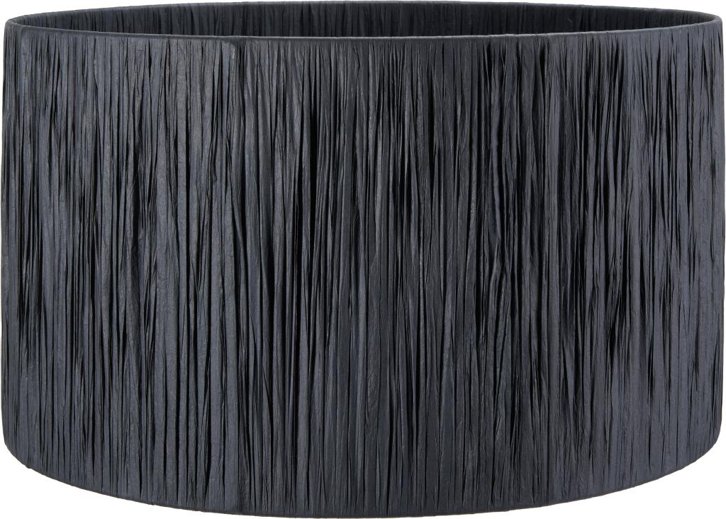 Tilia 40cm Black Raffia Cylinder Shade