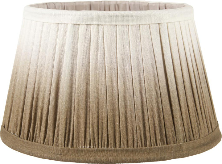 Scallop 30cm Taupe Ombre Soft Pleated Tapered Shade