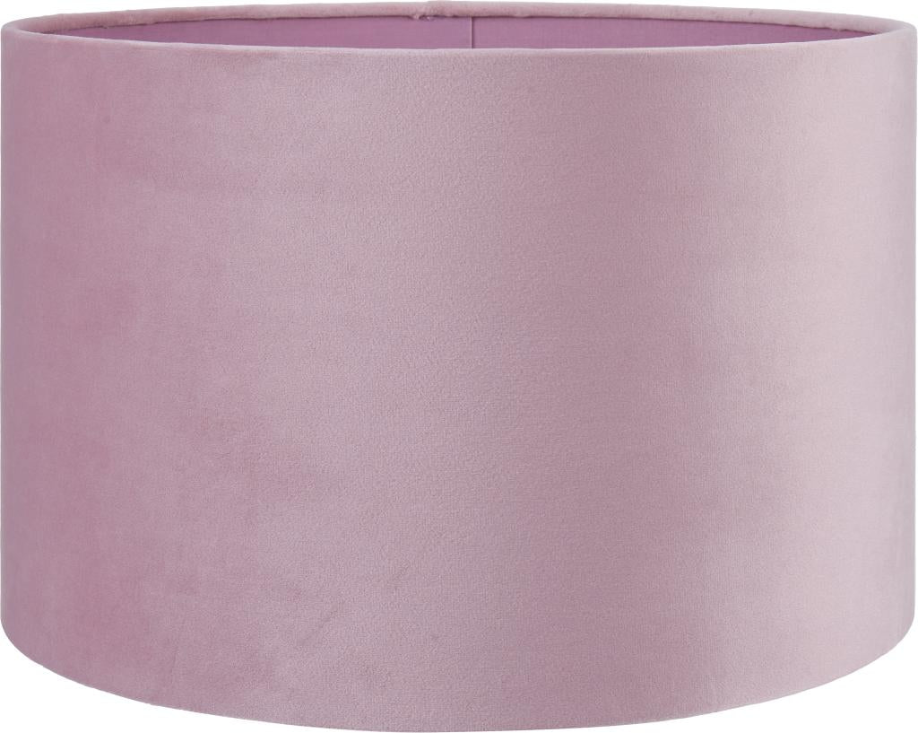 Rene 25cm Blush Velvet Cylinder Shade