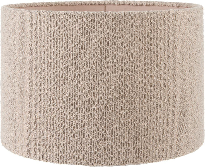 Rouen 30cm Taupe Boucle Cylinder Shade