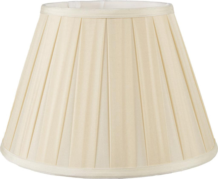 Maya 30cm Almond Silk Box Pleat Shade