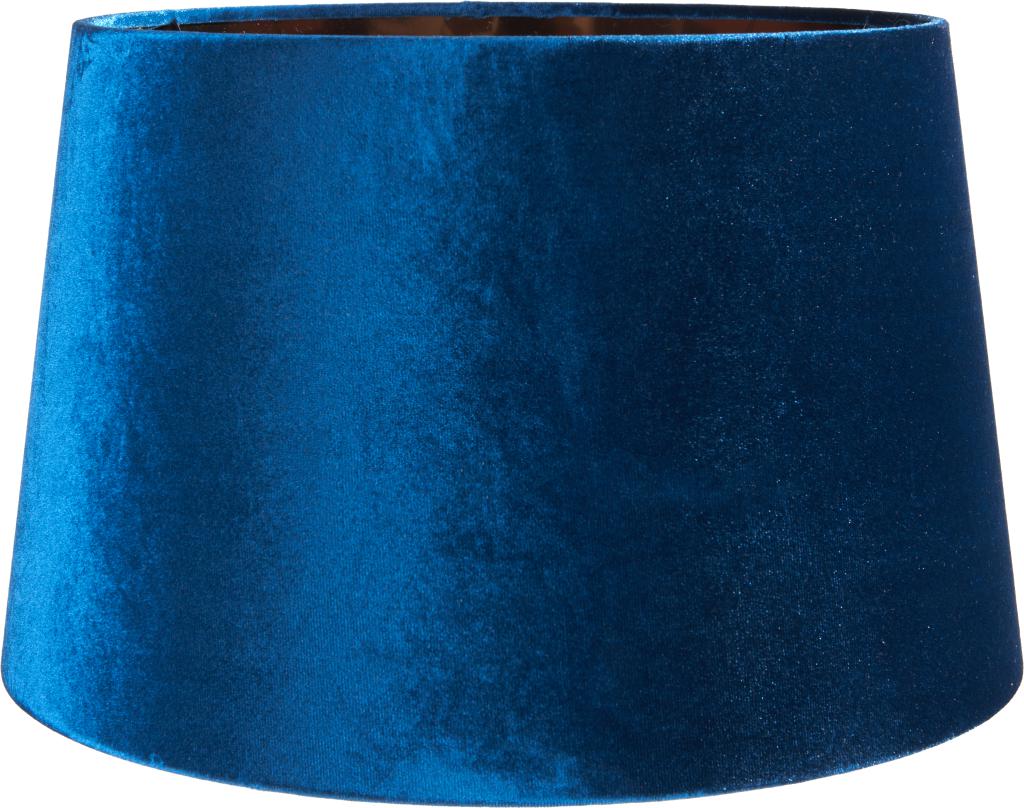 Aida 30cm Sapphire Velvet Tapered Cylinder Shade