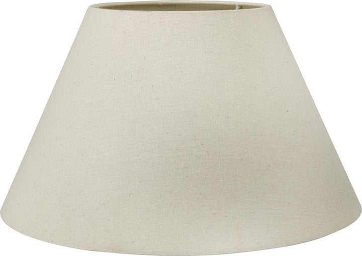 Seychelles 25cm Cream Slubby Cotton Empire Cylinder Shade