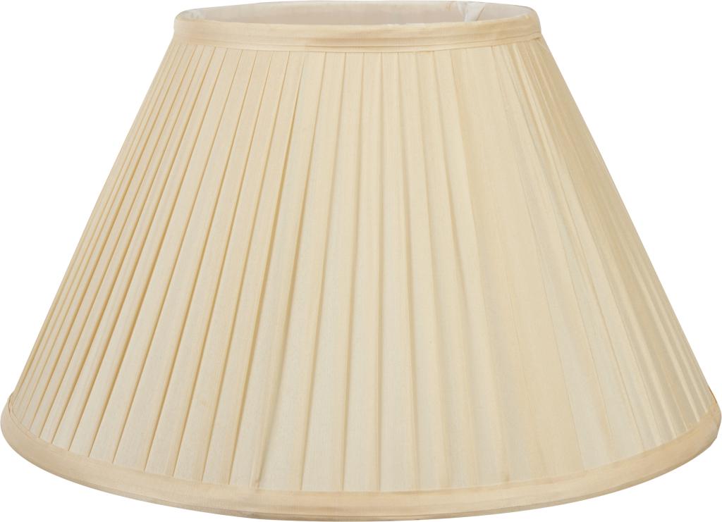 Bacall 30cm Almond Silk Knife Pleat Empire Shade