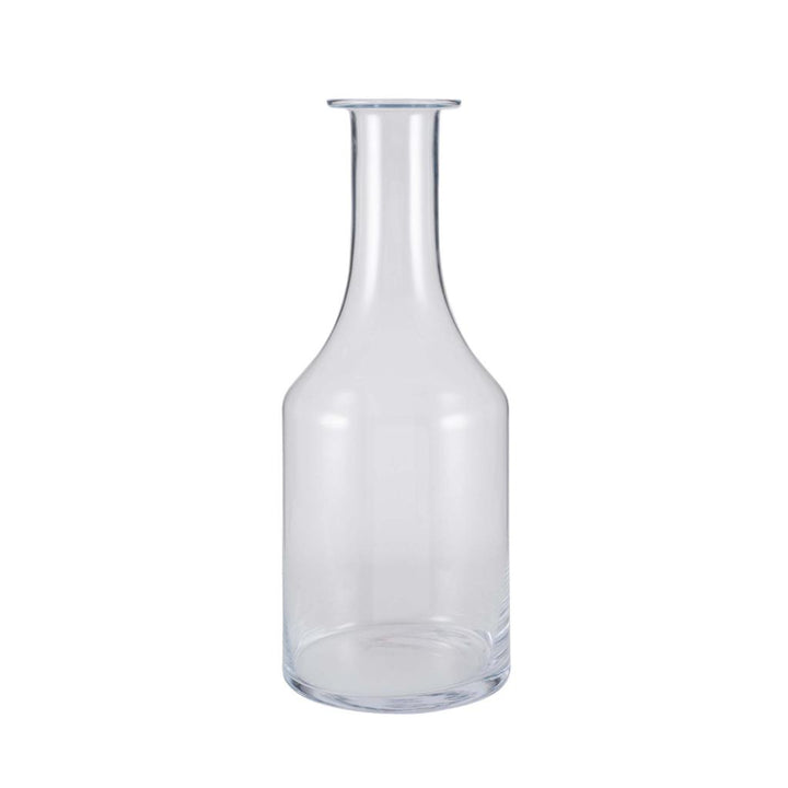 Clear Glass Bottle Vase Large