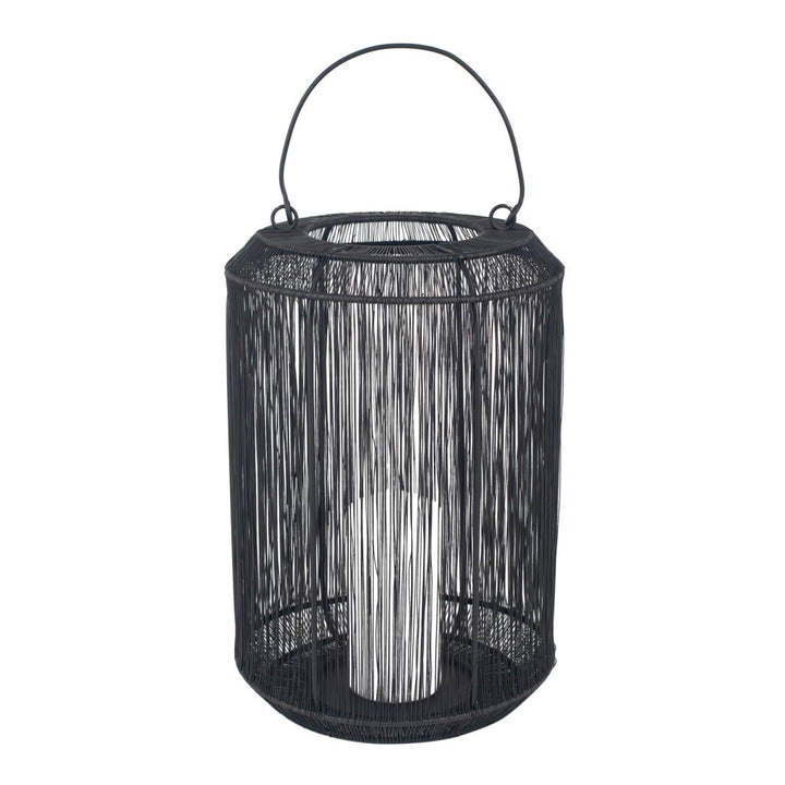 Black Metal Wire Lantern Medium