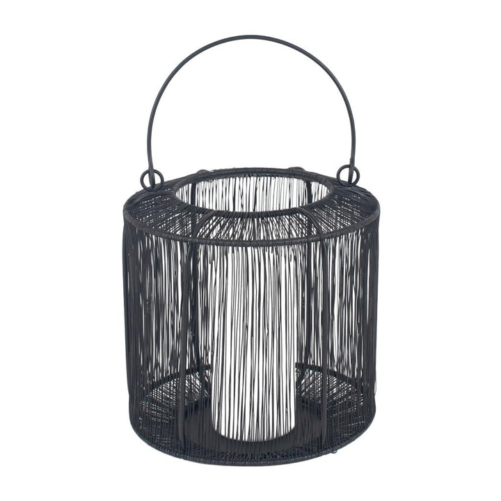 Black Metal Wire Lantern Small