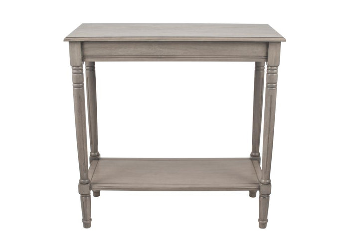 Heritage Taupe Pine Wood Console Table