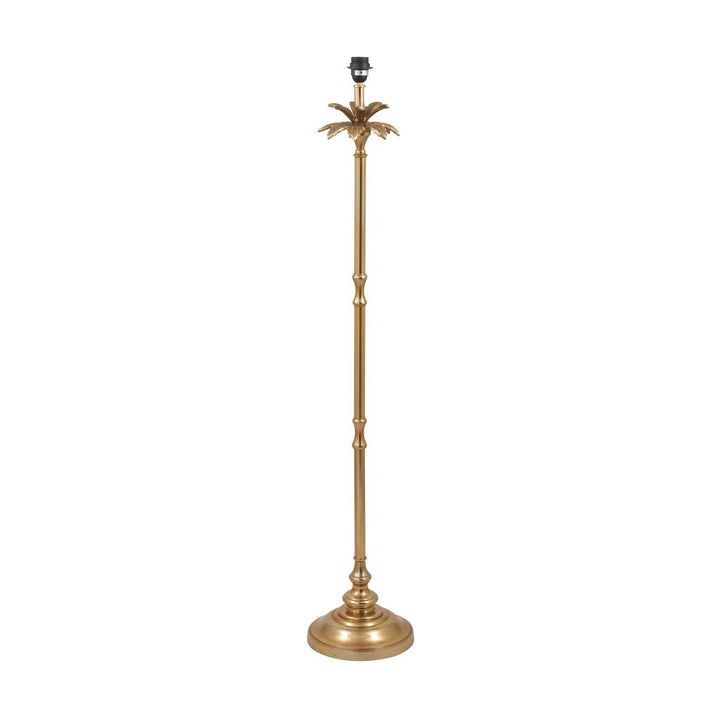 Trafalgar Gold Metal Palm Tree Floor Lamp Base