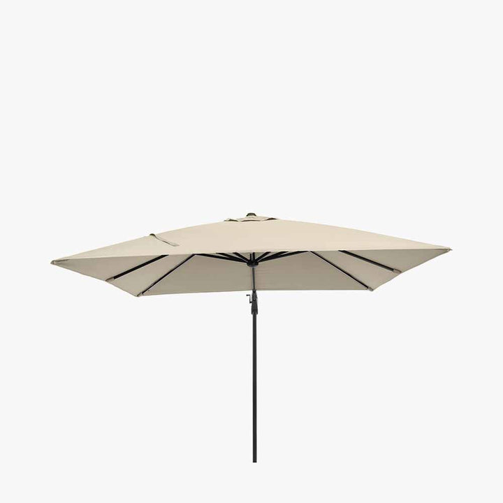 Glow Challenger T2 3m Square Champagne Free Arm Parasol