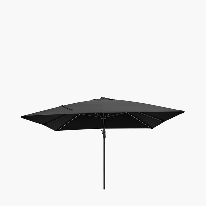 Glow Challenger T2 3m Square Anthracite Free Arm Parasol