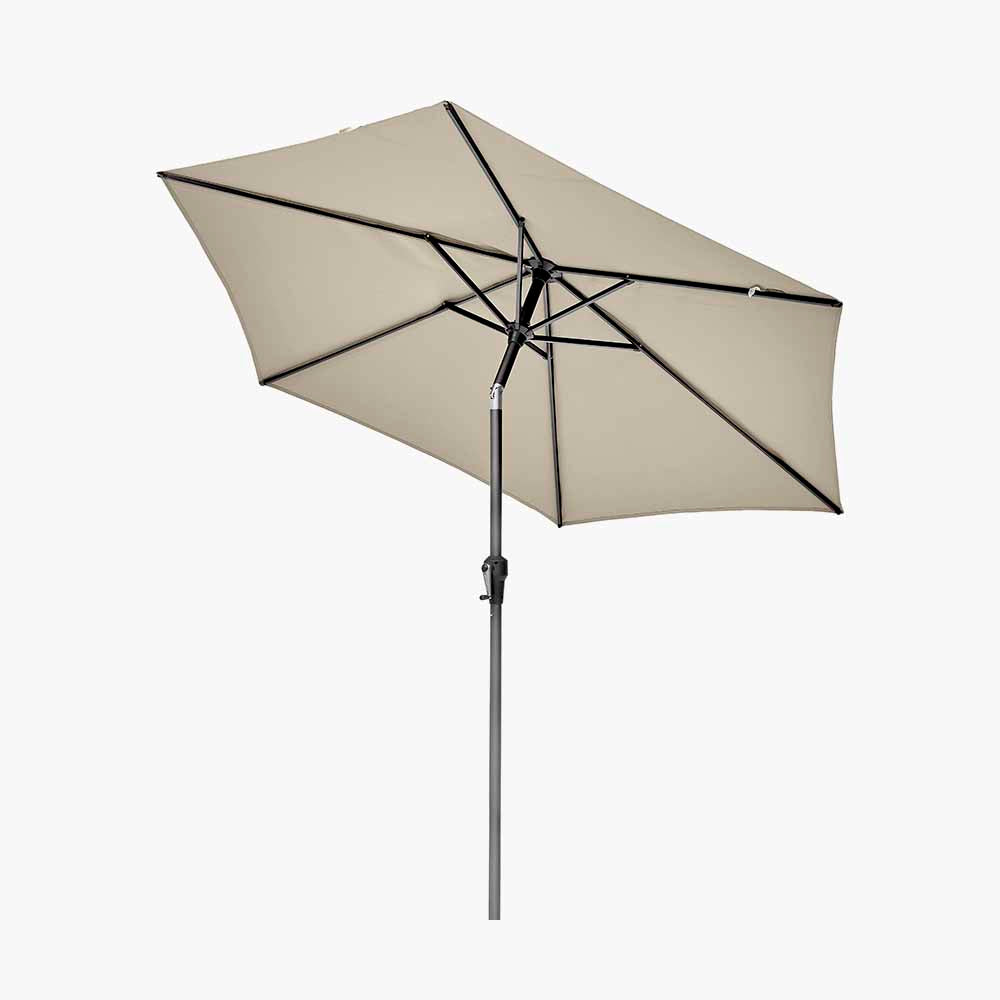 Riva 2.5m Round Champagne Parasol