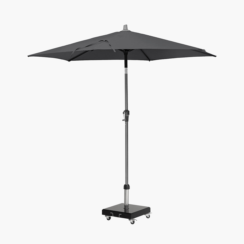 Riva 2.5m Round Anthracite Parasol